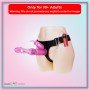 Baile Ultra Harness 7-inch Strap-on with Multi-speed Vibrations SO-033