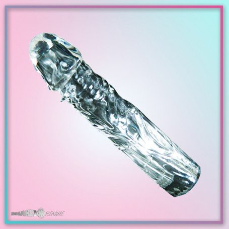 Full Ribbed Crystal Penis Sleeves PES-019