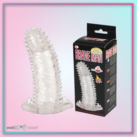 BRAVE MAN Crystal Penis Extension Sleeve PES-024