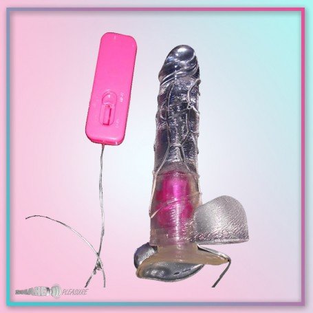 Crystal Lover Jelly Realistic Vibrator with Suction Cup RSV-065