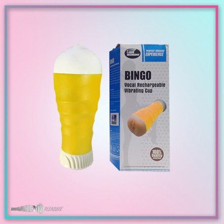 Bingo Vocal Rechargeable Vibrating Cup MS-059