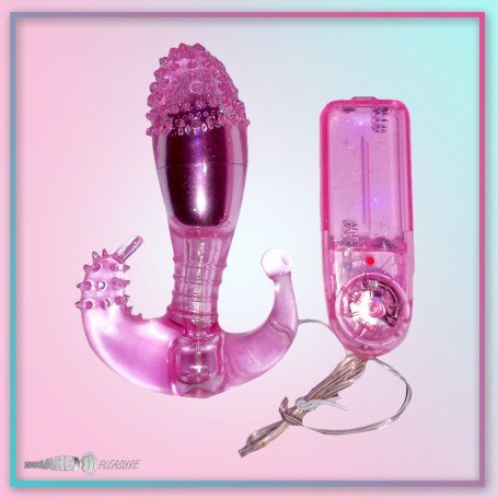 Triple Stimulatton Super Strong Soft Rabbit Vibrator RV-016