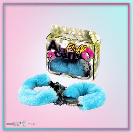 Ankle Fluff Cuffs with Keys BDSM-012