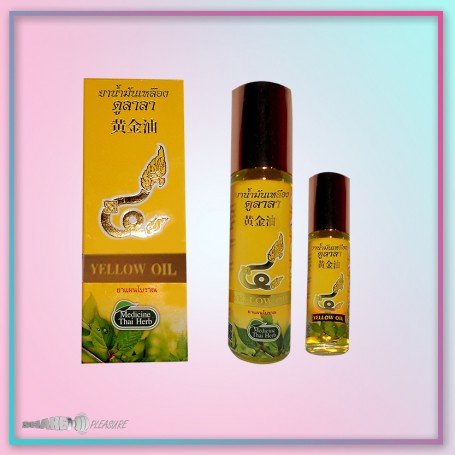 Thai Herbal Massage Yellow Oil THP-001