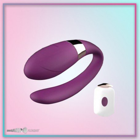 Wearable U Shape Remote Control Clitoris Luxury Vibrator LXV-030