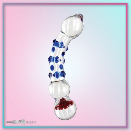 Flower Crystal Glass Dildo Sex Toy GD-003