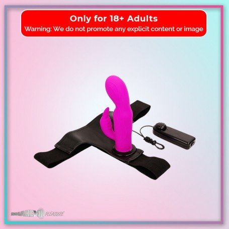 Baile Ultra Harness Strap-on Dildo with Multi-speed Vibrations SO-030